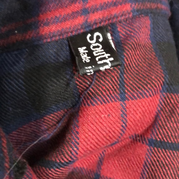 NWT flannel button down long-sleeved - Picture 5 of 5